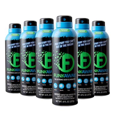 FunkAway 8oz Aerosol Spray - 6 Pack