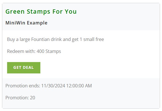 MiniWin Redemption